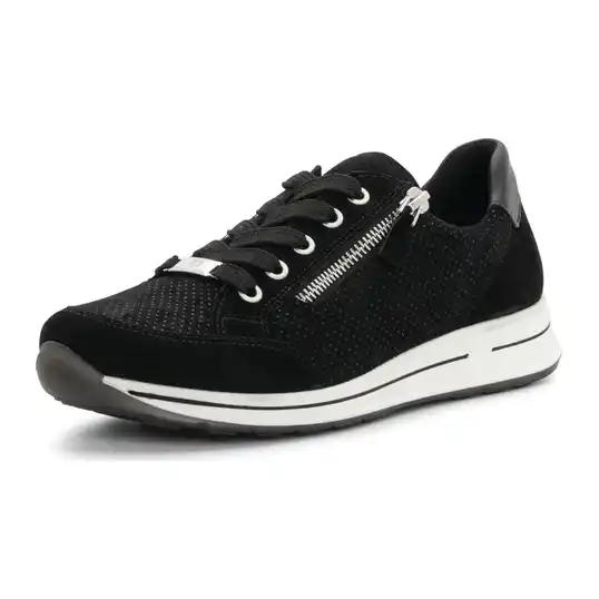 Cover image of Black Ara Oleanna Zip Sneaker Women's