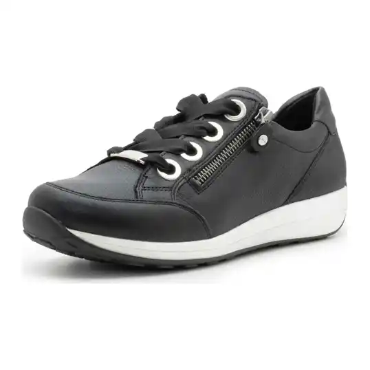 Cover image of Black Ara Ollie Zip Sneaker Women's