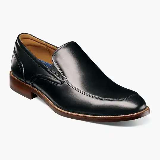 Cover image of Black Florsheim Rucci Moc Toe Slip On Men's