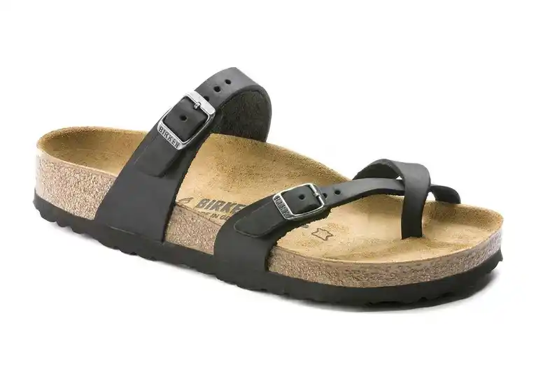 Image 1 of Birkenstock Mayari Natural Leather Regular Oiled Women's
