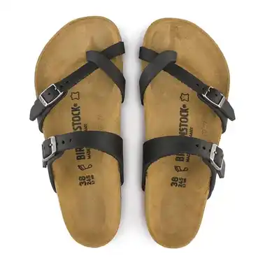 Image 3 of Birkenstock Mayari Natural Leather Regular Oiled Women's