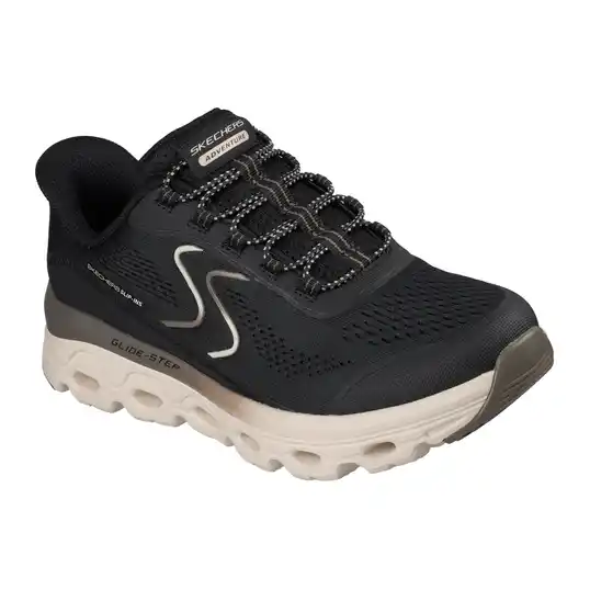 Cover image of Black Natural Skechers Slip ins Glide Step Sole Women's