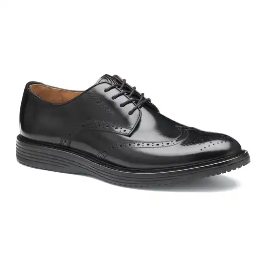 Cover image of Black Johnston & Murphy Upton Wingtip Men's