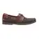 Alternate Image of Dark Brown Nubuck/Mahogany Johnston & Murphy Ventura 2-Eye Boat Shoe Men's