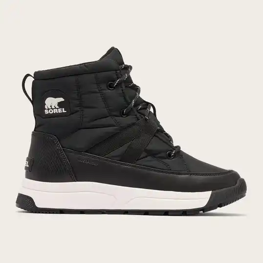 Cover image of Black | Sea Salt Sorel Whitney III Mid Waterproof Women's