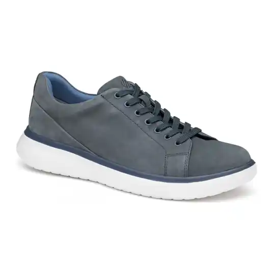 Cover image of NAVY NUBUCK Johnston & Murphy Oasis Lace-To-Toe Men's