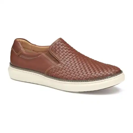 Cover image of TAN WOVEN Johnston & Murphy McGuffey 2 Woven Slip-On Men's