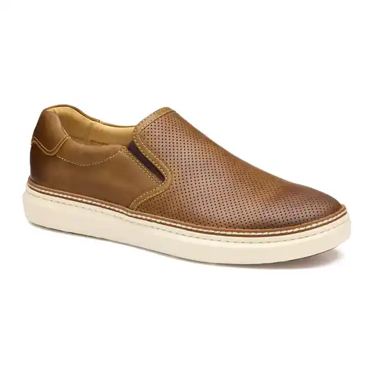 Cover image of Brown Johnston & Murphy Mcguffey 2 Perfed Slip On Men's