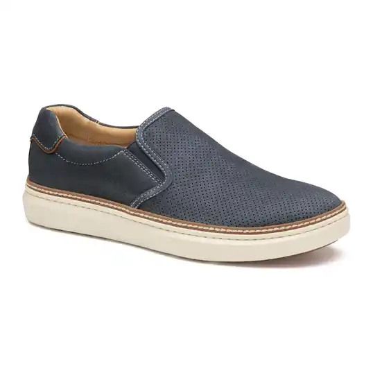 Cover image of Navy Johnston & Murphy Mcguffey 2 Perfed Slip On Men's
