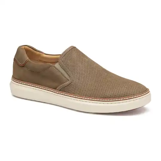 Cover image of TAUPE Johnston & Murphy Mcguffey 2 Perfed Slip On Men's