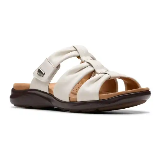 Cover image of Cream Leat Clarks Kitly Slide Women's