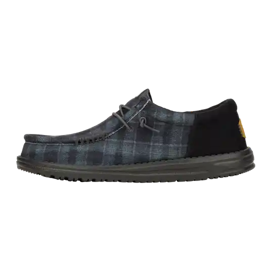 Cover image of Black Plaid Hey Dude Wally Funk Waffle Men's