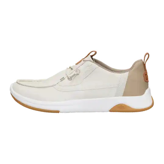 Cover image of Silver Birch/White Hey Dude Wally Drift Classic Men's