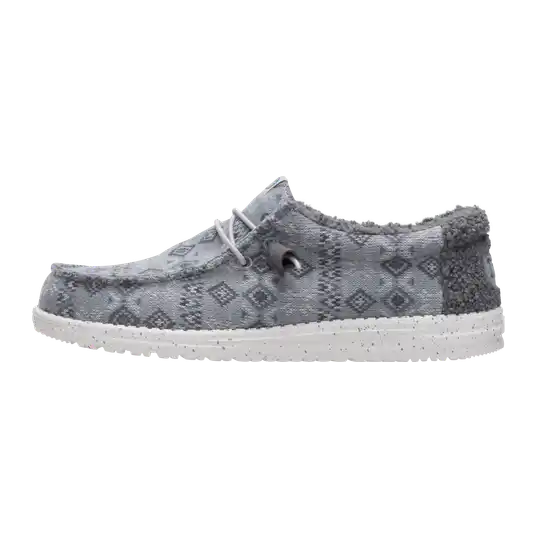 Cover image of Monument Grey/Multi Hey Dude Wally Sweater Men's
