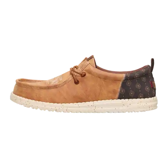 Cover image of Argan Brown/Multi Hey Dude Wally Funk Western Stitch Men's