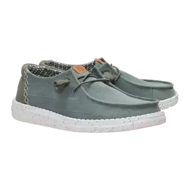 Image 3 of Hey Dude Wendy Chambray Grid Women's