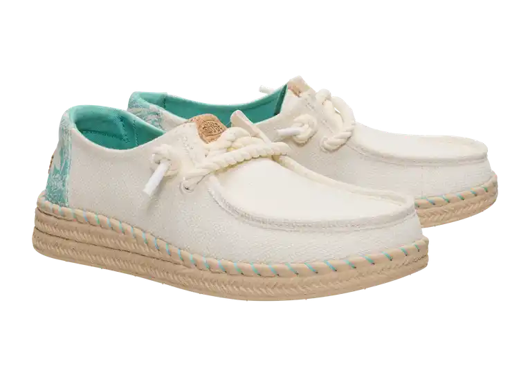 Image 1 of Hey Dude Wendy Espadrille Hibiscus Women's