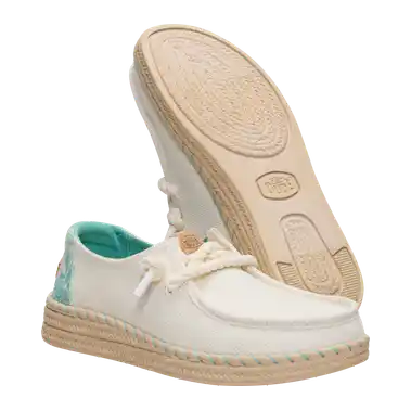Image 3 of Hey Dude Wendy Espadrille Hibiscus Women's