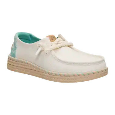 Image 4 of Hey Dude Wendy Espadrille Hibiscus Women's