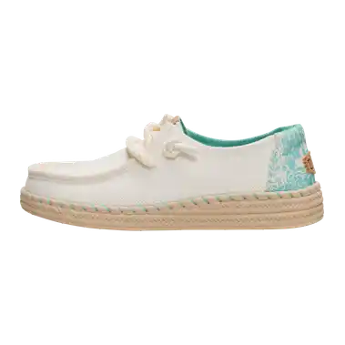 Image 7 of Hey Dude Wendy Espadrille Hibiscus Women's