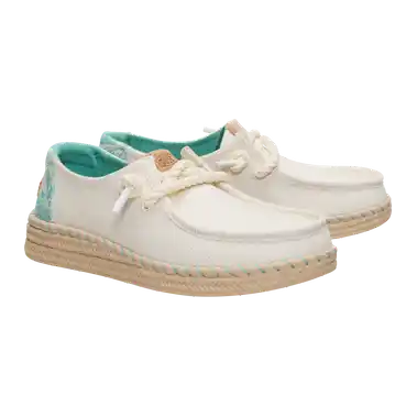 Image 8 of Hey Dude Wendy Espadrille Hibiscus Women's