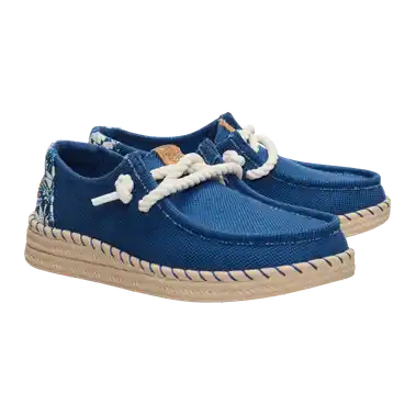 Image 4 of Hey Dude Wendy Espadrille Hibiscus Women's