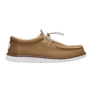 Image 3 of Hey Dude Wally Mesh Neutrals Men's