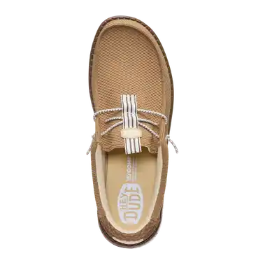 Image 6 of Hey Dude Wally Mesh Neutrals Men's