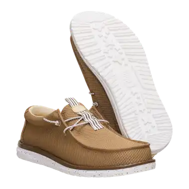 Image 7 of Hey Dude Wally Mesh Neutrals Men's