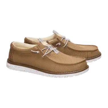 Image 8 of Hey Dude Wally Mesh Neutrals Men's