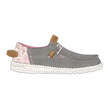Image 9 of Hey Dude Wendy Heathered Tropical Women's