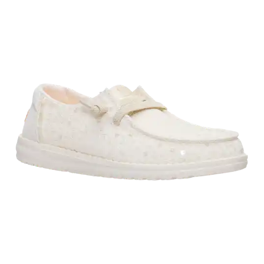 Cover image of Ivory Hey Dude Wendy Sequin Lace Women's