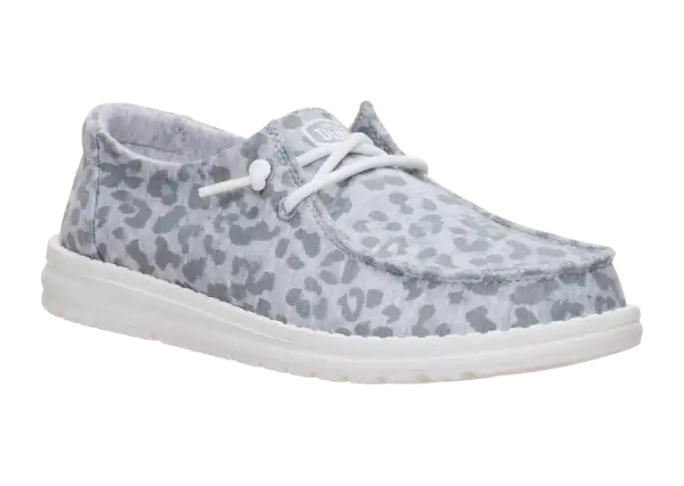 Image 1 of Hey Dude Wendy Stretch Jersey Leopard Women's