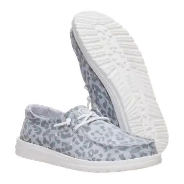Image 5 of Hey Dude Wendy Stretch Jersey Leopard Women's