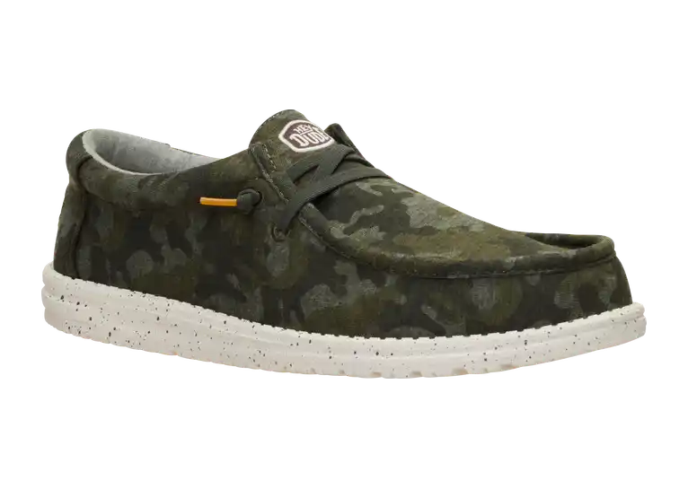 Image 1 of Hey Dude Wally Stretch Jersey Camo Men's