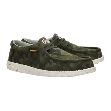 Image 3 of Hey Dude Wally Stretch Jersey Camo Men's