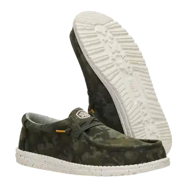Image 5 of Hey Dude Wally Stretch Jersey Camo Men's