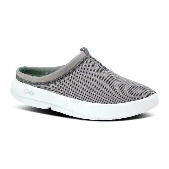 Cover image of WHT|GRY Oofos OOcoozie Sport Mule Women's