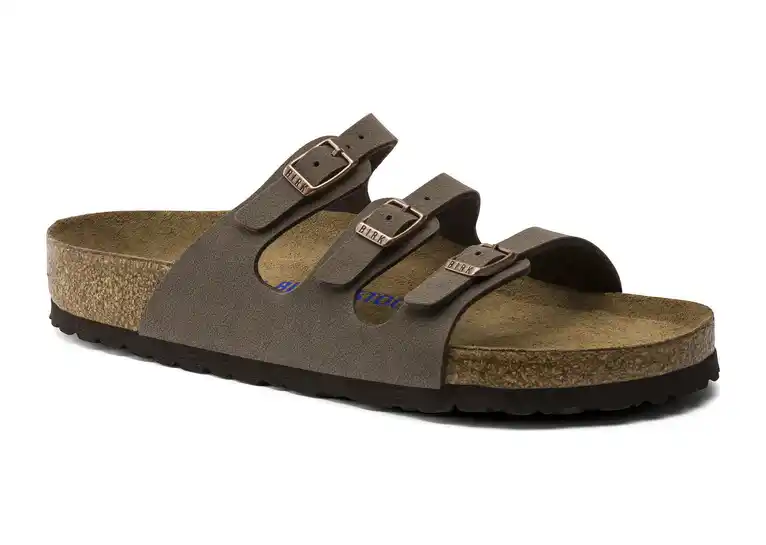 Image 1 of Birkenstock Florida Soft Footbed Birkibuc Regular Women's