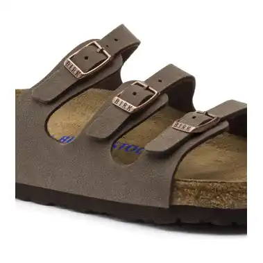 Image 3 of Birkenstock Florida Soft Footbed Birkibuc Regular Women's