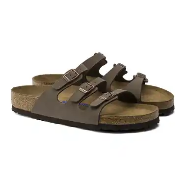 Image 5 of Birkenstock Florida Soft Footbed Birkibuc Regular Women's