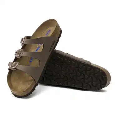 Image 7 of Birkenstock Florida Soft Footbed Birkibuc Regular Women's