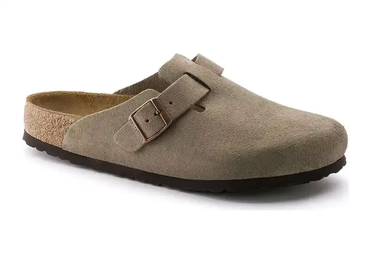 Image 1 of Birkenstock Boston Soft Footbed Suede Narrow Unisex