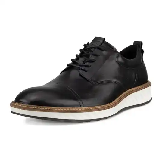 Cover image of Black Ecco St.1 Hybrid Cap Toe Men's