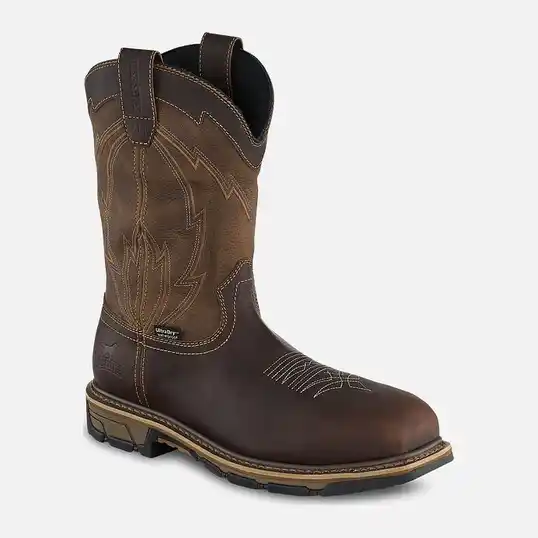 Cover image of DK BRN Irish Setter Marshall 11" Pull-On Non Metallic Toe Waterproof Men's