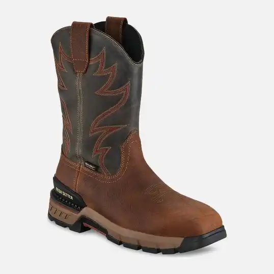 Cover image of RUST|GRY Irish Setter Two Harbors 11" Pull-On Non Metallic Toe Waterproof Men's