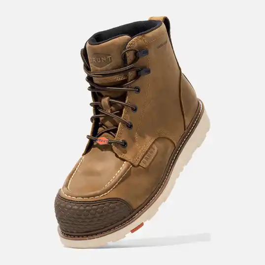 Cover image of Brown BRUNT Marin 6 In BRUNT Toe Waterproof Comp Toe Men's