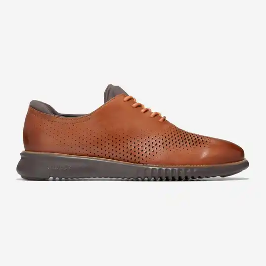 Cover image of British Tan|Java Cole Haan 2.Zerogrand Laser Wingtip Oxford Men's