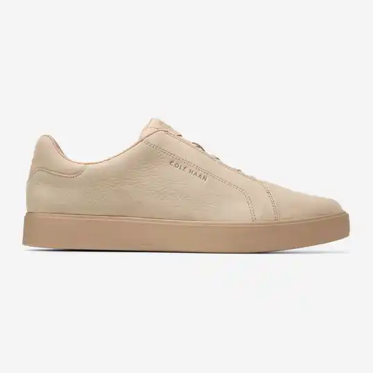 Cover image of Latte Nubuck Cole Haan Grandpro Luxe Slip On Sneaker Men's