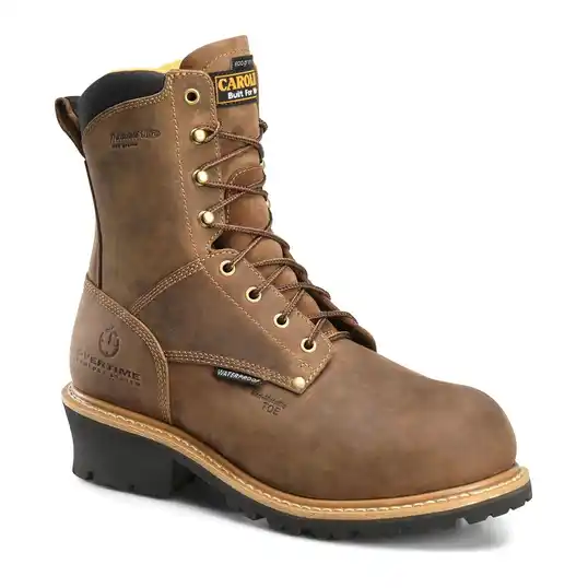 Cover image of CRZ HORSE Carolina Poplar 8" Waterproof 600G Comp Toe Logger Men's